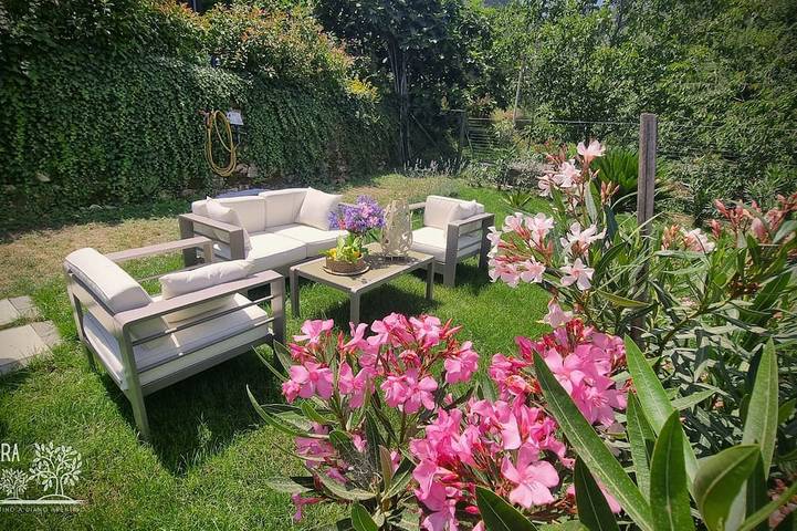 Ferienwohnung für 5 Personen, mit Terrasse und Garten