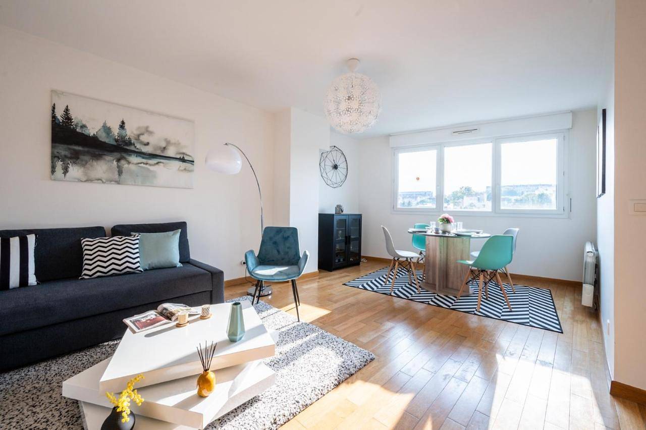Appartement entier, Immotovo - Suite moderne - Paris 8 min - Parking - Netflix in Villejuif, Val-de-Marne