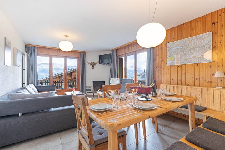 Gîte pour 8 personnes, avec balcon à Veysonnaz - 3