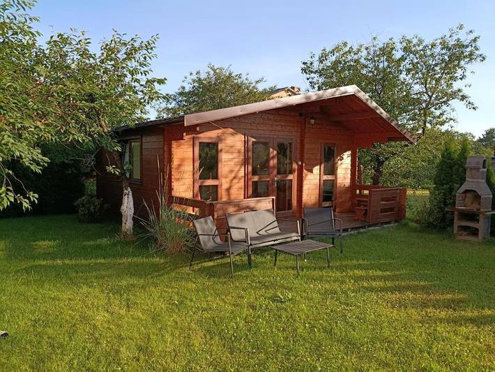 Domek letniskowy dla 4 osób, z Balkon i Taras oraz Ogród w Województwo warmińsko-mazurskie