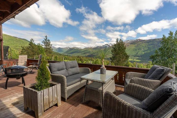 Ferienwohnung für 9 Personen, mit Ausblick und Terrasse sowie Sauna, mit Haustier - 1