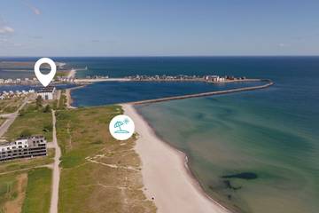 Ferienwohnung für 4 Personen, mit Balkon, mit Haustier in Olpenitz