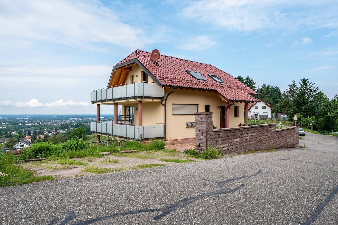 Ganzes Studio, Einzimmerapartment 'Haus Am Bächel 2' mit Gemeinschaftsterrasse und Wlan in Sasbach, Mittlerer Schwarzwald