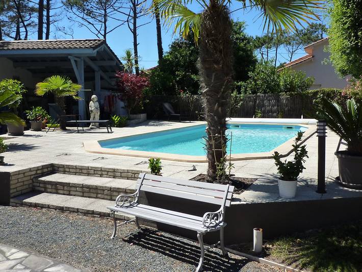 Location de vacances pour 2 personnes, avec jardin et piscine dans Plage Nord Des Sableres Vieux Boucau Les Bains - 2