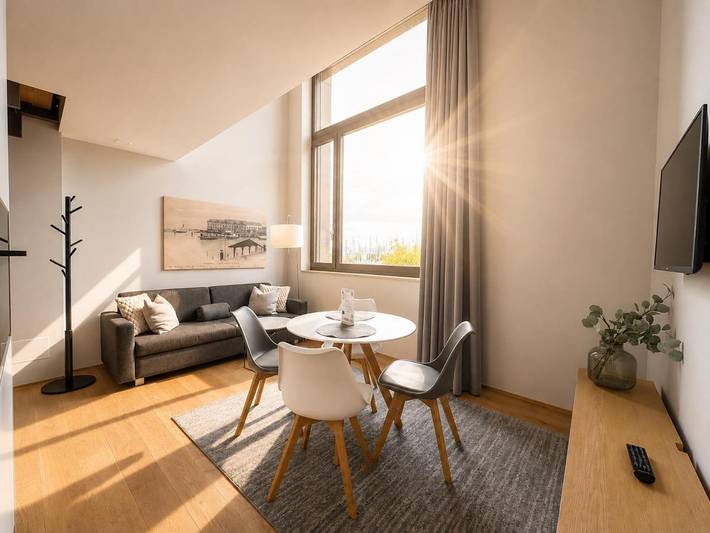 Ferienwohnung für 4 Personen, mit Seeblick und Ausblick