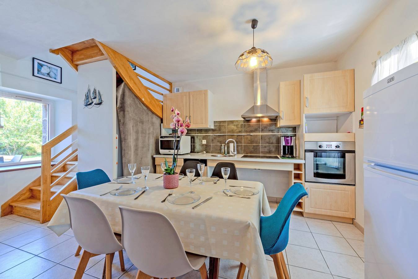 Maison de vacances 'Gîte De Pen Ar Mor' avec terrasse privée, jardin privé et Wi-Fi in Cléder, Ceinture Dorée