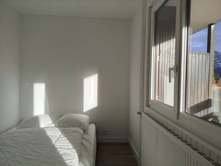 Entire apartment, Renovated Studio 34m², balcony, fiber, 300m from slopes, 4 pers in Pra-Loup, Uvernet-Fours