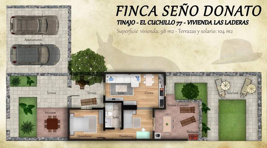 Casa rural para 4 personas, con Terraza además de Jardín y Vistas en Soo - 2