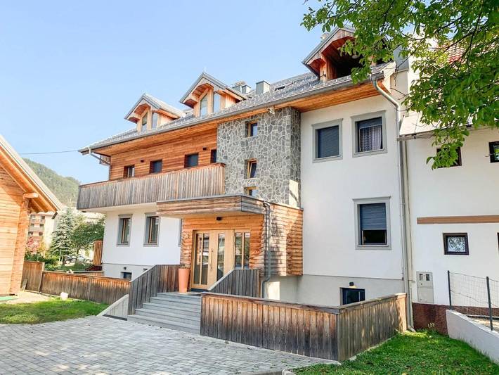 Gîte pour 6 personnes, avec Terrasse et Vue dans Bohinjska Bistrica