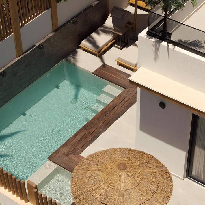 Villa pour 6 personnes, avec bassin pour enfant et jacuzzi ainsi que jardin et piscine à Bali (Crète) - 2