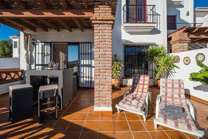 Ferienhaus 'La Torrecilla' mit Meerblick, WLAN und Klimaanlage in Torrox Costa, Torrox