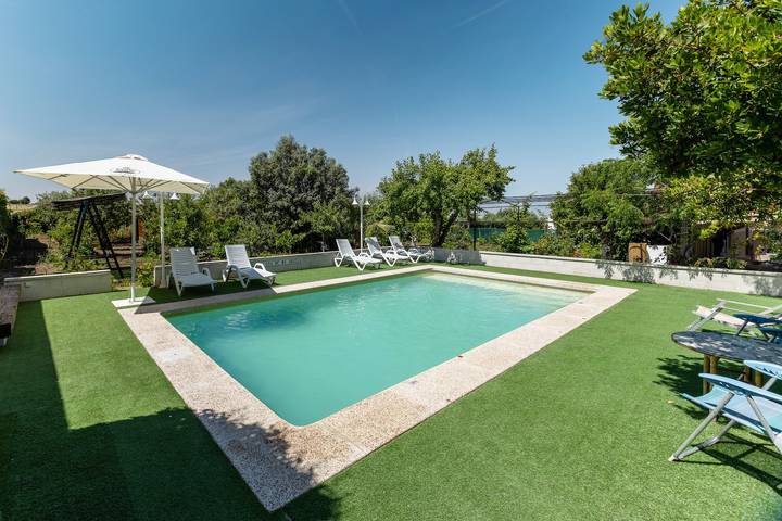 Casa de vacaciones para 12 personas, con Jardín en Castilla-La Mancha