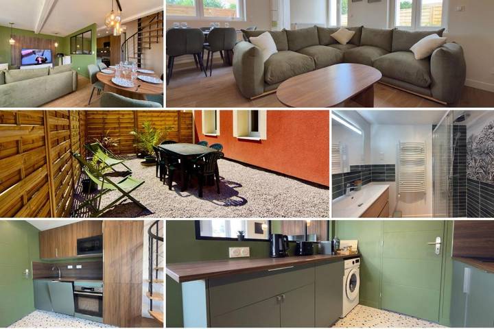 Location de vacances pour 6 personnes, avec Terrasse et Jardin à Saint-Folquin