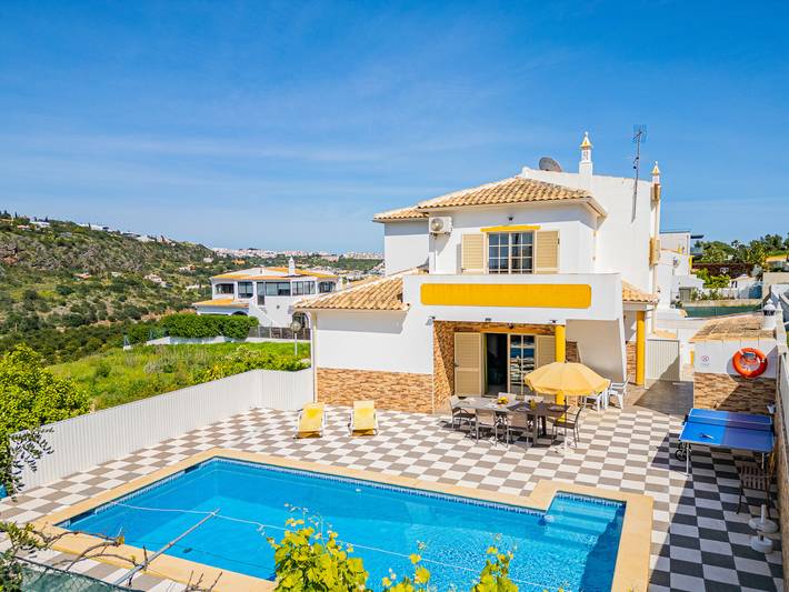 Villa para 9 pessoas, com Terraço e Jardim em Albufeira