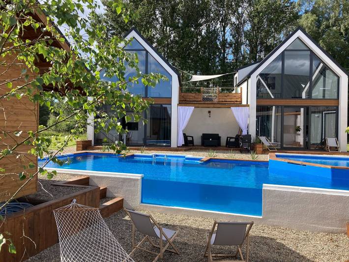 Ferienhaus für 5 Personen, mit Terrasse und Garten sowie Pool und Sauna in Swinemünde