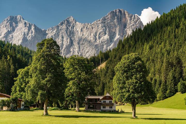 Apartament wakacyjny dla 10 osób, z Balkon i Taras oraz Ogród i Sauna w Ramsau am Dachstein