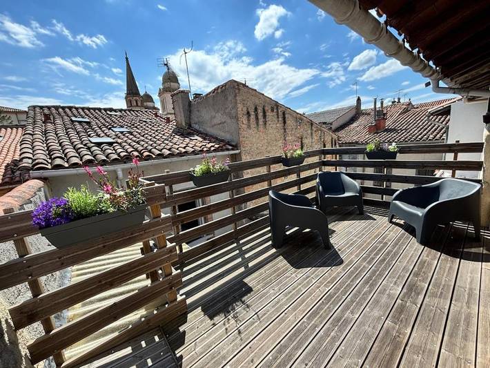 Appartement de vacances pour 6 personnes, avec terrasse et vue