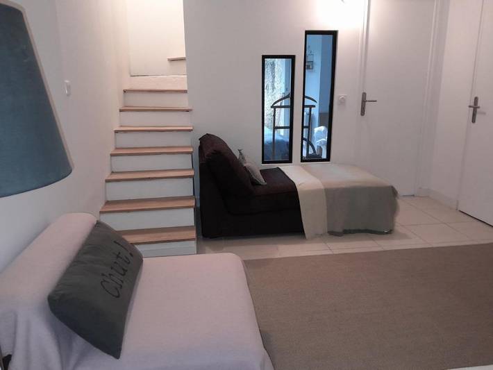 Appartement de vacances pour 5 personnes, avec terrasse et jardin