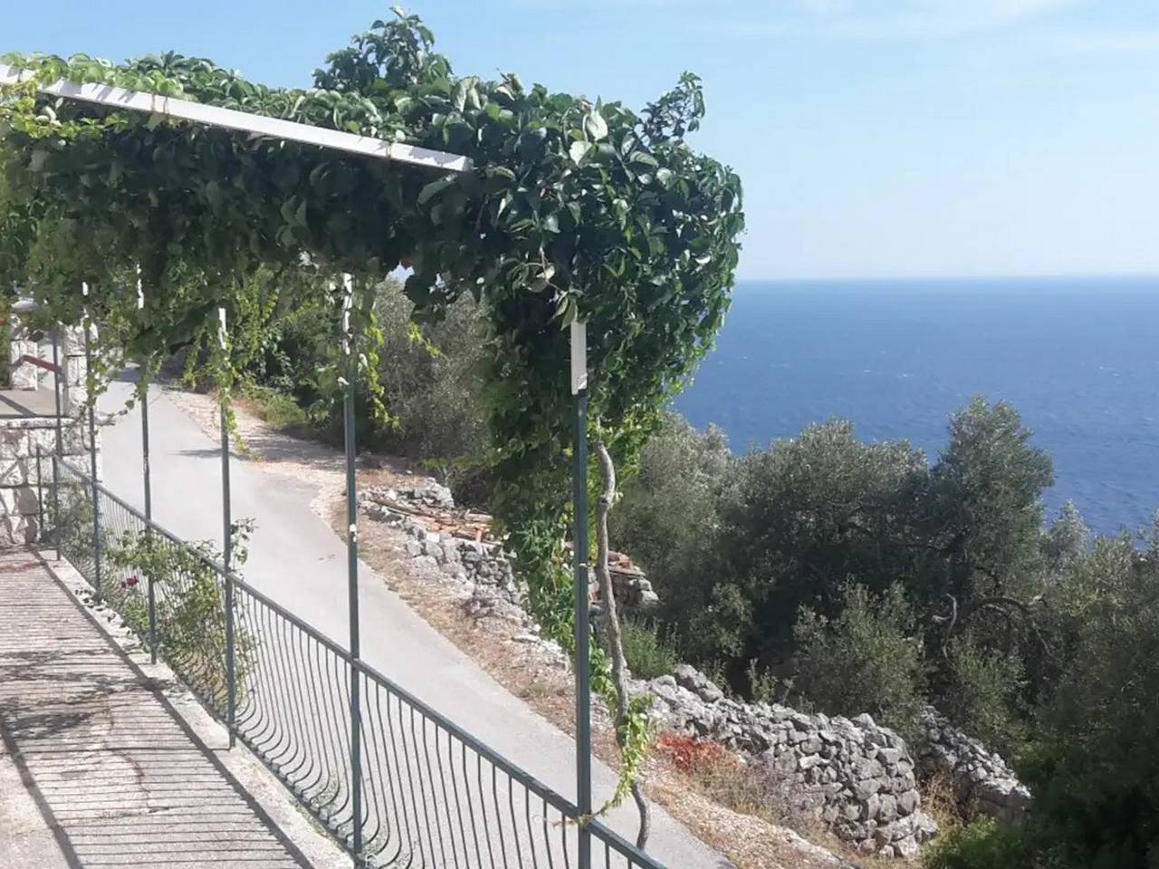 Ganze Wohnung, 1-Zimmer-Ferienwohnung mit Terrasse und Meerblick Maranovici, Mljet A-22339-b in Mljet