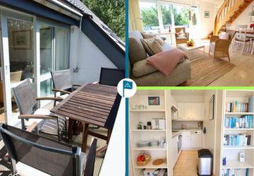 Ferienwohnung für 4 Personen, mit Balkon und Sauna sowie Ausblick in Nieblum