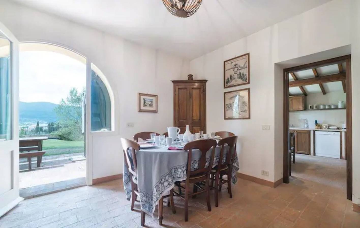 Landhus for 6 personer med have in Cetona, Chianti