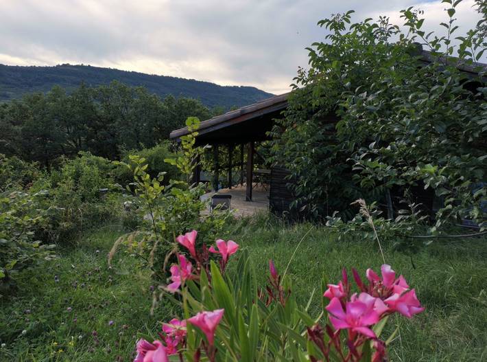 Gîte pour 4 personnes, avec jardin et piscine ainsi que terrasse et jacuzzi, animaux acceptés à Darbres