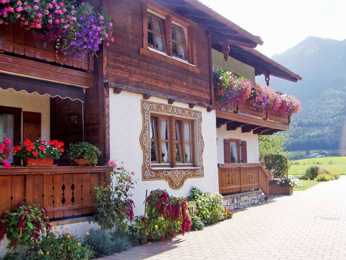 Ferienwohnung für 2 Personen, mit Garten und Ausblick sowie Terrasse in Inzell - 2