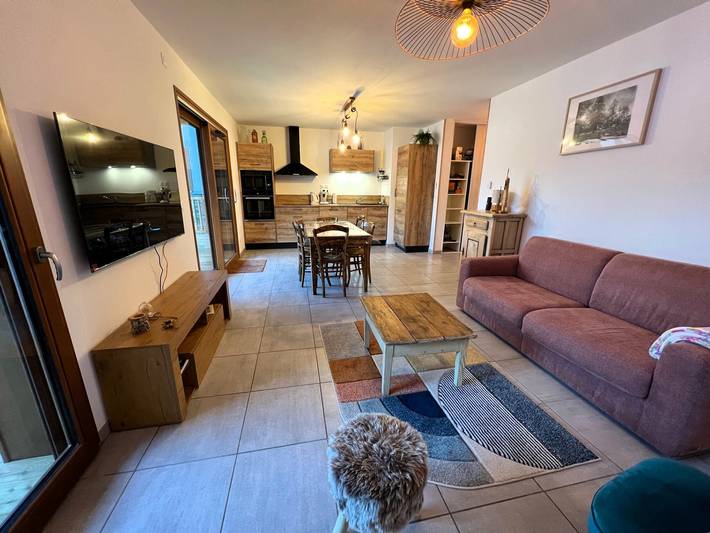 Apartamento entero, Encantador apartamento de 3 piezas con Wi-Fi y parking en Le Monêtier-les-Bains in Le Monêtier-les-Bains, Serre Chevalier