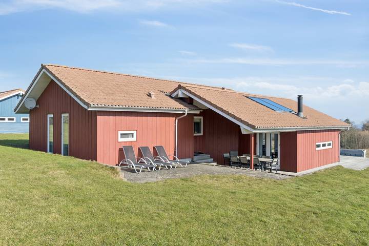 Ferienhaus für 10 Personen, mit Terrasse und Garten sowie Sauna und Ausblick in Nørre Kettingskov