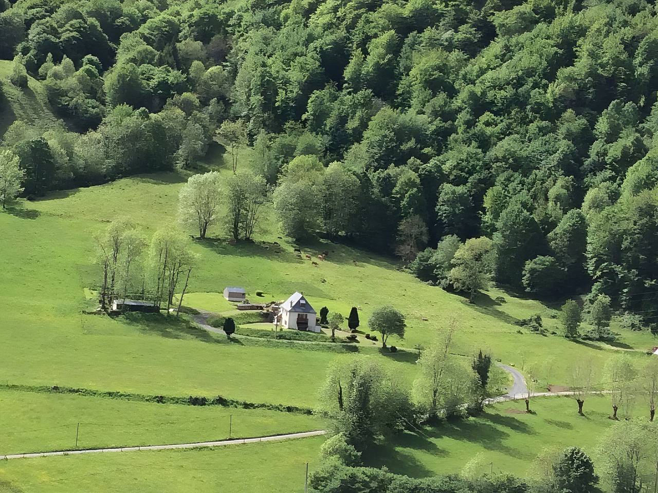 Gîte « Les Alberts - La Coume » con vistas a la montaña y jardín privado in Arrens-Marsous, Parque nacional de los Pirineos