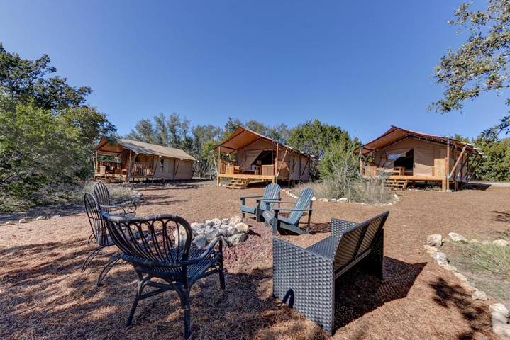 Camping für 10 Personen, mit Terrasse in Texas