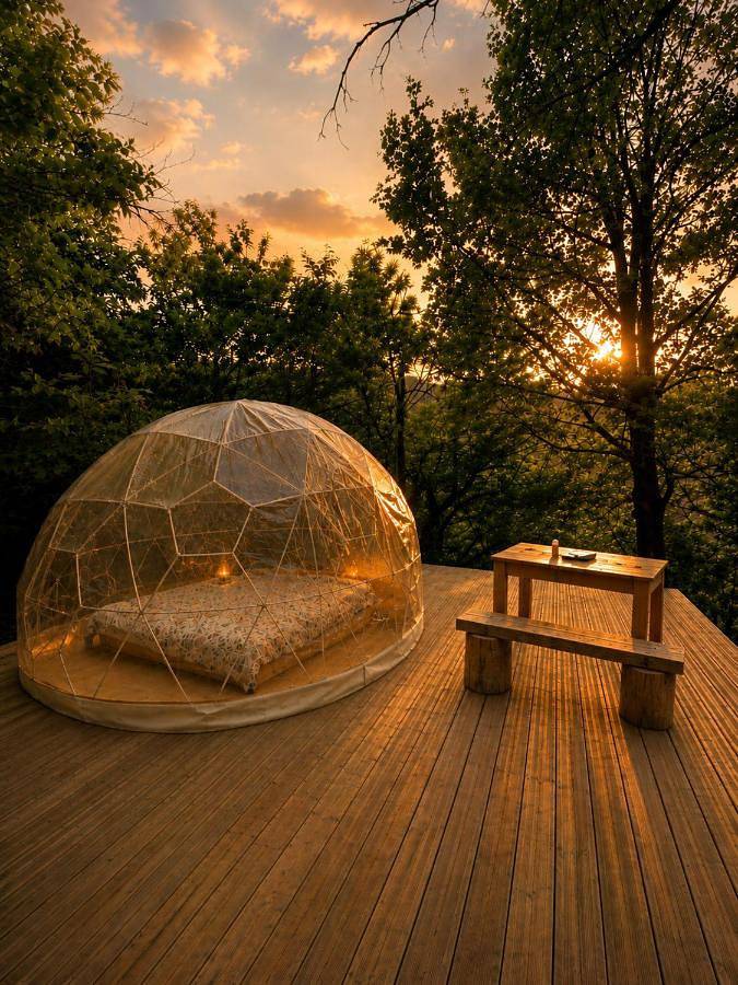 Tipi Nature a l'Ombre des Tilleuls à Vialas en Cévennes - Animaux ferme in Vialas, Parc national des Cévennes