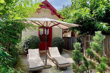 Chalet pour 5 personnes, avec terrasse et jardin, animaux acceptés au Cap Ferret