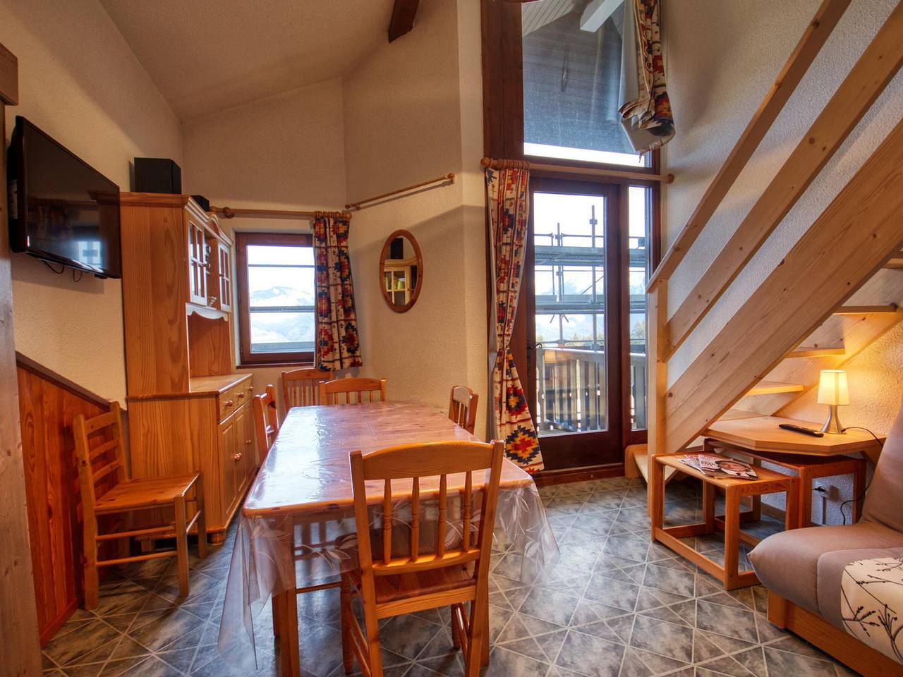 Ganze Wohnung, Komfortable Maisonette mit Galerie - Direkt an den Pisten mit Balkon in Station de Morillon, Grand Massif
