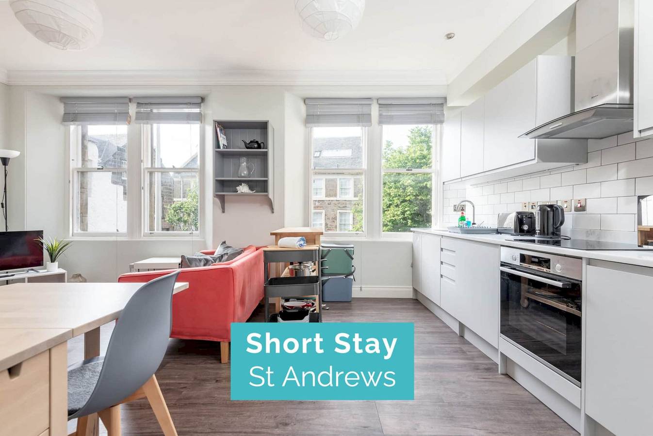 Entire apartment, South Street Apartments (No 18C) in St Andrews, Fife region