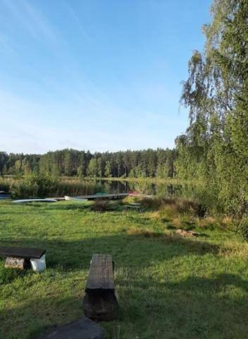 Pension voor 8 personen, with uitzicht and uitzicht op het meer as well as tuin in Polen