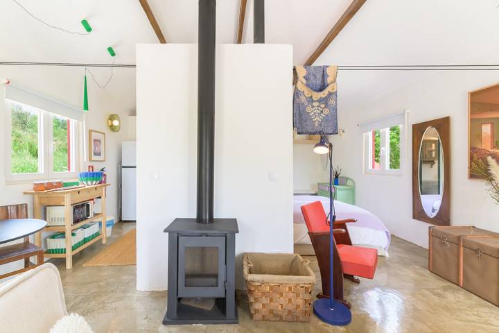 Holiday Home 'Cozy Countryside Studio' with Private Terrace, Private Garden and Wi-Fi in Alentejo Litoral