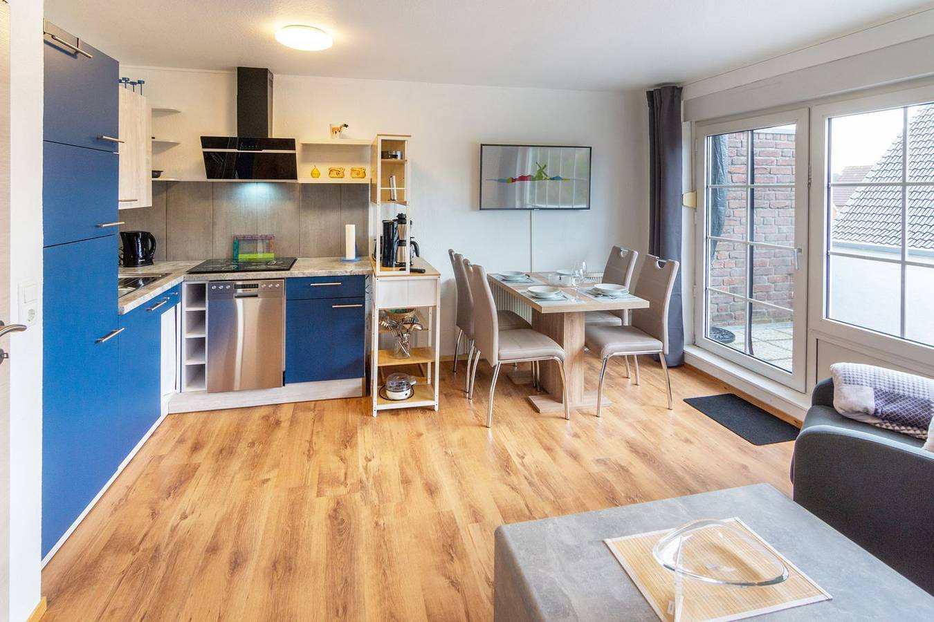 Ganze Wohnung, Gemütliches Apartment mit Balkon und moderner Ausstattung in Dornumersiel in Westeraccumersiel, Dornum