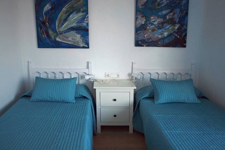 Ganze Wohnung, Schöner Meerblick von allen Zimmern, Gemeinschaftspool / Tennis in Playa Carrer La Mar, El Campello