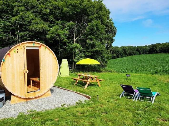 Tente pour 2 personnes, avec jardin et vue dans le Finistère - 3