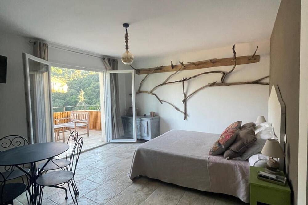 Apartment 'Vico' with Mountain View, Wi-Fi and Air Conditioning in Vico, Ajaccio region