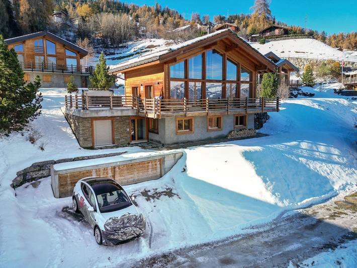 Chalet für 12 Personen, mit Balkon, kinderfreundlich in La Tzoumaz