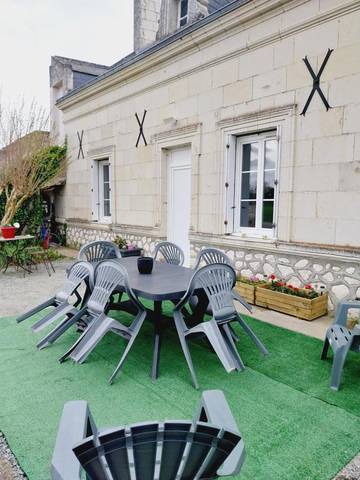 Gîte pour 6 personnes, avec jardin, animaux acceptés à Varennes-sur-Loire