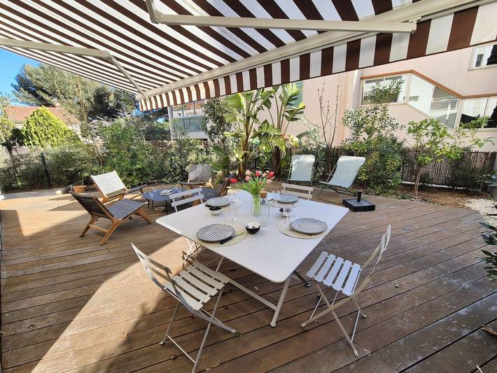 Holiday letting for 4 people, with Terrace and Garden in Sanary-sur-Mer