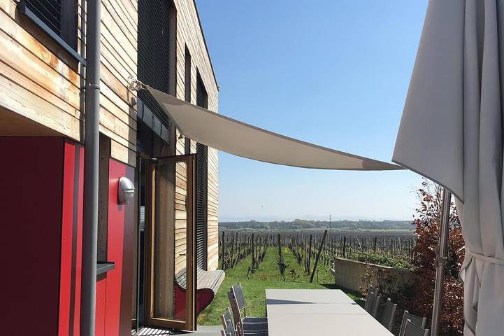 Location de vacances pour 12 personnes, avec Terrasse ainsi que Jardin et Sauna à Bennwihr