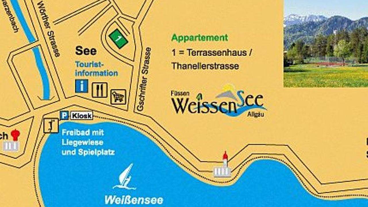 Ganze Ferienwohnung, Ferienwohnung für 4 Personen (57 m²) in Füssen in Weißensee, Füssen