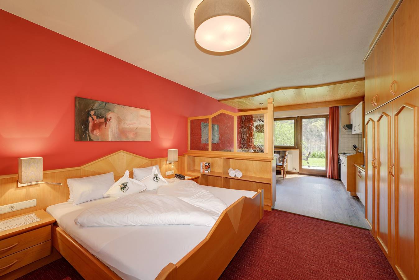 Ganze Wohnung, Ferienwohnung "Alpenhof Lodge Almrose iii" mit Bergblick, Pool & Wlan in Saltaus, St. Martin in Passeier