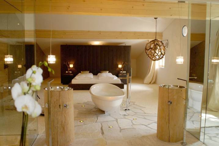 Chalet für 2 Personen, mit Garten und Pool sowie Sauna und Ausblick auf der Seiser Alm - 2