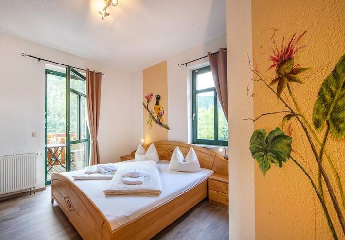 BnB für 6 Personen, mit Garten in Sachsen