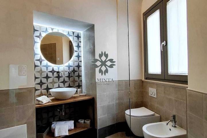 Refined and comfortable living room where modern meets tradition. in San Vito dei Normanni, Salento